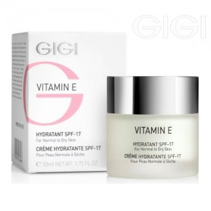 GIGI "Vitamin E" - Moisturizer for dry skin (Увлажняющий крем для сухой кожи SPF 17)