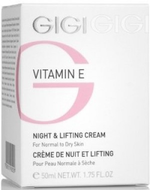 GIGI "Vitamin E" - Night & Lifting Cream (Крем ночной лифтинговый Витамин Е)